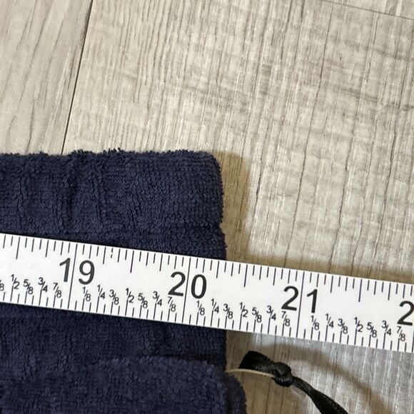 Ava & Viv Womens Plus 1X Navy Terrycloth Pull-On Shorts Stretch NWT Soft - Picture 15 of 16